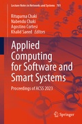 Cover: Applied Computing for Software and Smart Systems - Springer