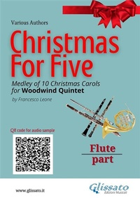 Abbildung von: Flute part of "Christmas for five" for Woodwind Quintet - Glissato Edizioni Musicali