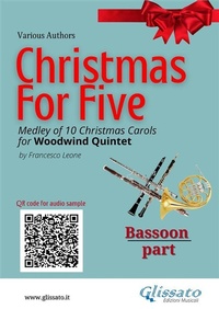 Abbildung von: Bassoon part of "Christmas for five" for Woodwind Quintet - Glissato Edizioni Musicali