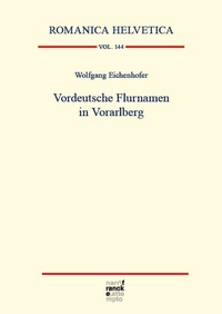 Abbildung von: Vordeutsche Flurnamen in Vorarlberg - Narr Francke Attempto