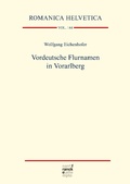 Cover: Vordeutsche Flurnamen in Vorarlberg - Narr Francke Attempto Verlag