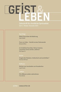 Abbildung von: Geist & Leben 4/2023 - Echter