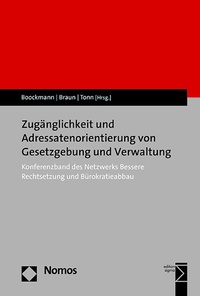 Abbildung von: Zugänglichkeit und Adressatenorientierung von Gesetzgebung und Verwaltung - Nomos