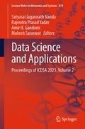 Cover: Data Science and Applications - Springer
