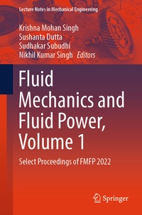 Abbildung von: Fluid Mechanics and Fluid Power, Volume 1 - Springer