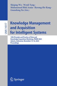Enlarge image Cover: Knowledge Management and Acquisition for Intelligent Systems - Springer