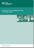 Cover: Contempt of court - TSO