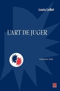 Bild: L'art de juger - Presses de L'Universite Laval