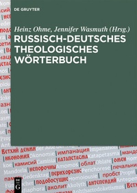 Abbildung von: Russisch-Deutsches Theologisches Wörterbuch (RDThW) - De Gruyter