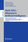 Cover: AIxIA 2023 - Advances in Artificial Intelligence - Springer