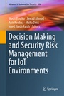 Cover: Decision Making and Security Risk Management for IoT Environments - Springer