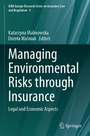 Cover: Managing Environmental Risks through Insurance - Springer