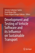 Cover: Development and Testing of Vehicle Software and its Influence on Sustainable Transport - Springer