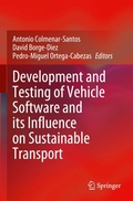 Cover: Development and Testing of Vehicle Software and its Influence on Sustainable Transport - Springer