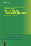 Cover: Historische Mehrsprachigkeit - De Gruyter