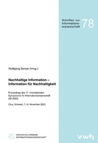 Abbildung von: Nachhaltige Information - Information für Nachhaltigkeit - Hülsbusch, W