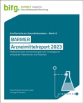 Cover: BARMER Arzneimittelreport 2023 - Barmer