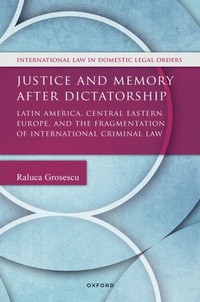 Enlarge image Cover: Justice and Memory after Dictatorship - Oxford University Press