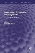 Cover: Information Processing and Cognition - Routledge
