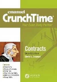 Enlarge image Cover: Emanuel CrunchTime for Contracts - Aspen Publishing