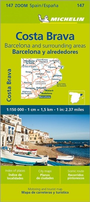 Abbildung von: Michelin Costa Brava, Barcelona und Umgebung - Michelin Editions des Voyages