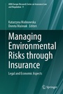 Cover: Managing Environmental Risks through Insurance - Springer