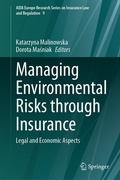 Cover: Managing Environmental Risks through Insurance - Springer