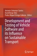 Cover: Development and Testing of Vehicle Software and its Influence on Sustainable Transport - Springer