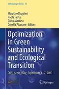 Cover: Optimization in Green Sustainability and Ecological Transition - Springer