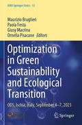 Cover: Optimization in Green Sustainability and Ecological Transition - Springer