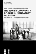 Bild: The Jewish Community of Acre in Mandatory Palestine - De Gruyter Oldenbourg