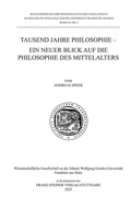 Bild: Tausend Jahre Philosophie - Franz Steiner Verlag