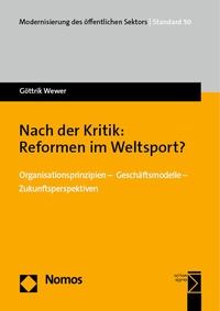 Abbildung von: Nach der Kritik: Reformen im Weltsport? - Nomos