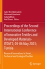Cover: Proceedings of the Second International Conference of Innovative Textiles and Developed Materials-ITDM'2; 05-06 May 2023; Tunisia - Springer