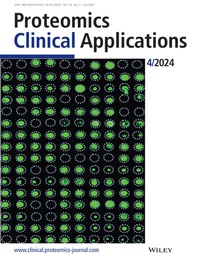 Abbildung von: PROTEOMICS - Clinical Applications - Wiley-VCH