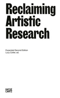 Cover: Reclaiming Artistic Research - Hatje Cantz Verlag