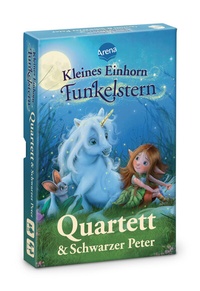 Abbildung von: Kleines Einhorn Funkelstern. Quartett & Schwarzer Peter - Arena