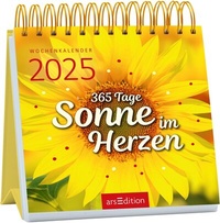 Abbildung von: Mini-Wochenkalender 365 Tage Sonne im Herzen 2025 - arsEdition