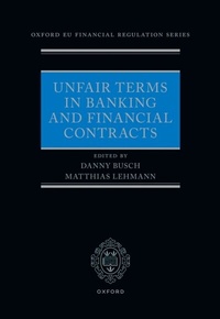Abbildung von: Unfair Terms in Banking and Financial Contracts - OUP eBook