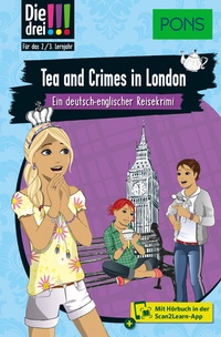 Abbildung von: PONS Die Drei !!! - Tea and Crimes in London - PONS Langenscheidt