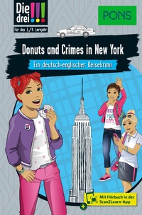 Abbildung von: PONS Die Drei !!! - Donuts and Crimes in New York - PONS Langenscheidt