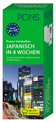 Abbildung von: PONS Power-Vokabelbox Japanisch in 4 Wochen - PONS Langenscheidt