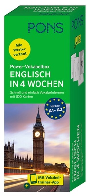 Abbildung von: PONS Power-Vokabelbox Englisch in 4 Wochen - PONS Langenscheidt