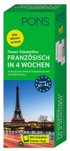 Cover: PONS Power-Vokabelbox Franz&ouml;sisch in 4 Wochen - PONS Langenscheidt