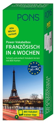 Abbildung von: PONS Power-Vokabelbox Französisch in 4 Wochen - PONS Langenscheidt