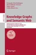 Cover: Knowledge Graphs and Semantic Web - Springer