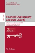 Cover: Financial Cryptography and Data Security - Springer