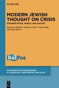 Cover: Modern Jewish Thought on Crisis - De Gruyter
