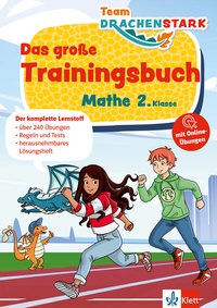 Abbildung von: Klett Team Drachenstark: Das große Trainingsbuch Mathe 2. Klasse - Klett Lerntraining bei PONS Langenscheidt