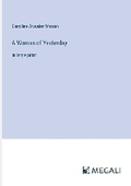 Cover: A Woman of Yesterday - Megali Verlag